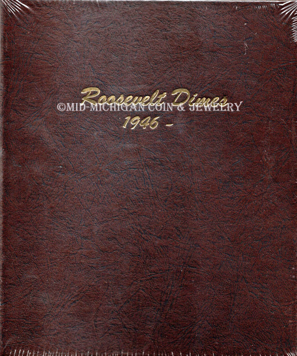 Roosevelt Dime Dansco Coin Album 1946 - to Date, #7125