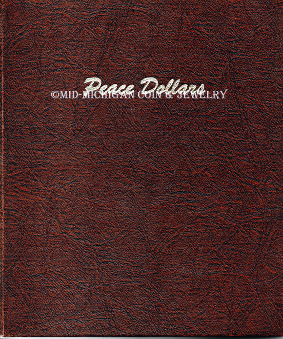 Peace Dollar Dansco Coin Album, 1921-1935  #7175