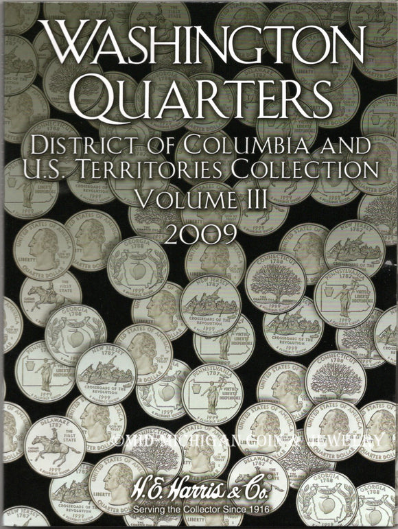 District of Columbia and U.S. Territories Quarter Vol. 3 H.E. Harris Folder, 2009