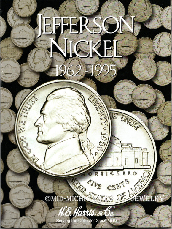 Jefferson Nickel H.E. Harris #2 Folder, 1962-1995