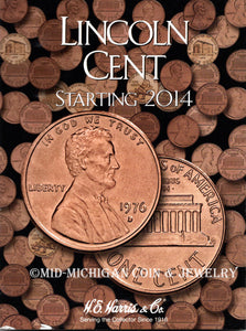 Lincoln Memorial Cent #4 H.E. Harris Folder, 2014-Date