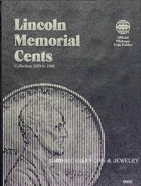 Lincoln Memorial Cent No. 1 Whitman Folder, 1959-1998
