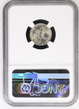 1924-D Mercury Head Dime, MS64FB. NGC, (17062)