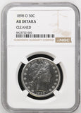 1898-O Barber Half Dollar, AU Details NGC. (17066)