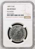 1899-S Barber Half Dollar, AU Details NGC. (17068)
