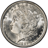 1891-O Morgan Silver Dollar, MS65, PCGS Gold Shield (10579)
