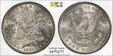1901 Morgan Silver Dollar, AU58 PCGS Gold Shield (10438)