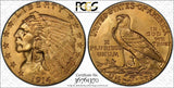 1914-D $2-1/2 Indian Gold Quarter Eagle, MS65 PCGS (14015)
