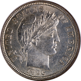 1896-S Barber Dime, MS65 NGC