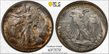 1947-D Walking Liberty Half Dollar, MS67 PGCS GS (19292)