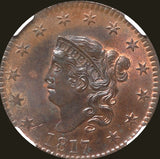 1817 Coronet Head Large Cent, MS64BN (16472)