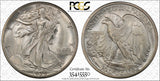 1939-D Walking Liberty Half Dollar, MS66 PCGS GS, (15988)