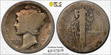 1916-D Mercury Dime, Key Date, AG03 PCGS (15134)