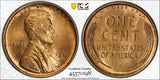 1909-S/S Lincoln Wheat Cent, MS65RD, PCGS GC. (14906)