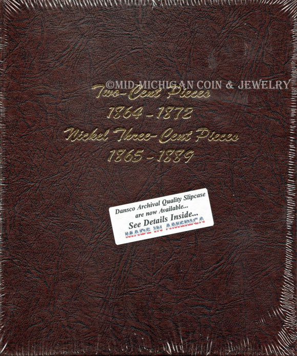 Dansco Trade Silver Dollars 1873-1878 Album #6172