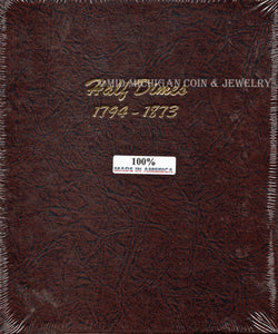 Half Dime Dansco Coin Album, 1794-1873 #6120