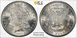 1891-S Morgan Silver Dollar, MS63 PCGS, (15024)