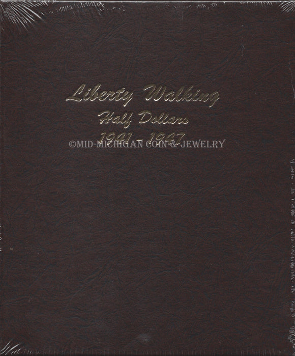 Liberty Walking Half Dollar Dansco Coin Album, 1941-1947  #7161