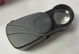 3/4" Push Button Slide Magnifier