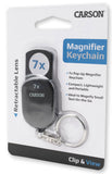 7x Pop-Up Retractable Aspheric Keychain Magnifier