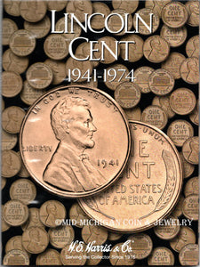 Lincoln Cent H.E. Harris Folder #2, 1941-1974