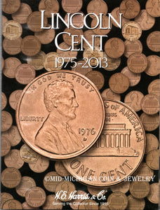 Lincoln Cent H.E. Harris Folder #3, 1675-2013