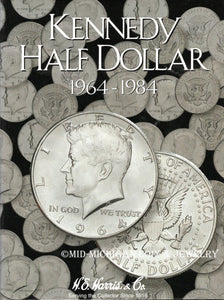 Kennedy Half-Dollar #1 H.E. Harris Folder, 1964-1984