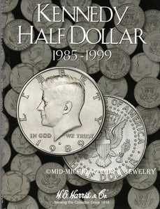 Kennedy Half-Dollar #2 H.E. Harris Folder, 1985-1999