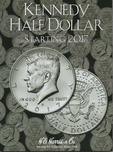Kennedy Half-Dollar H.E. Harris Folder, Starting 2017