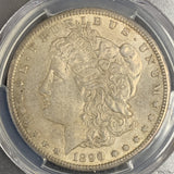 1890-CC Morgan Silver Dollar, AU58, PCGS . Great Eye Appeal, Wonderfully Original Skin