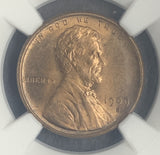 1909-SVDB Lincoln Cent, MS63RB NGC, The Key Date, Great Eye Appeal!