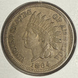 1864 CN Indian Head Cent, AU