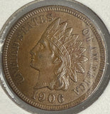 1906 Indian Head Cent, MS60+ BN,