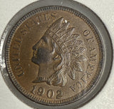 1902 Indian Head Cent, AU58BN