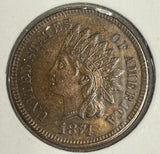 1874 Indian Head Cent, MS60+ BN