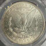 1884-S Morgan Silver Dollar, AU55 PCGS Gold Shield (10363)