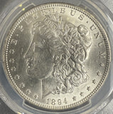 1894-O Morgan Silver Dollar, AU58 PCGS Gold Shield (10366)