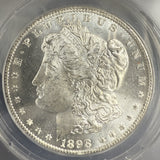 1898-O Morgan Silver Dollar, MS63 Cameo P/L  ANACS (10387)