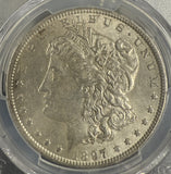 1897-O Morgan Silver Dollar, AU58 PCGS