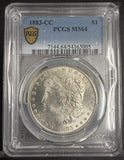 1883-CC Morgan Silver Dollar, MS64 PCGS Gold Shield