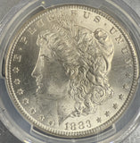 1883-CC Morgan Silver Dollar, MS64 PCGS Gold Shield