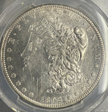 1892-S Morgan Silver Dollar, AU Detail, (Scratch) PCGS Gold Shield (10433),