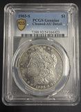 1903-S Morgan Silver Dollar, AU Detail, PCGS Gold Shield (10453).