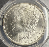 1887-O Morgan Silver Dollar, MS64, PCGS Gold Shield (10457)