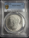 1880-O Morgan Silver Dollar, MS62, PCGS Gold Shield (10460)