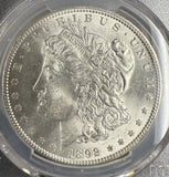 1892 Morgan Silver Dollar, MS64, PCGS Gold Shield (10472)