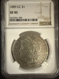 1889-CC Morgan Silver Dollar, XF45, NGC  (10629)