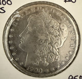 1900-S Morgan Silver Dollar, AU Details (10833)