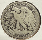 1921-D Walking Liberty Half, VG (10841)