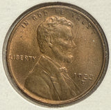 1933-D Lincoln Cent, MS60+ RB (10853)